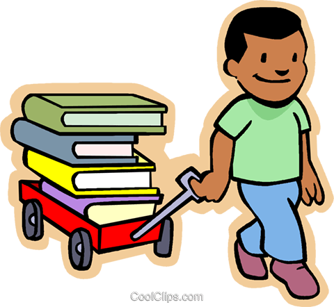  boy with books